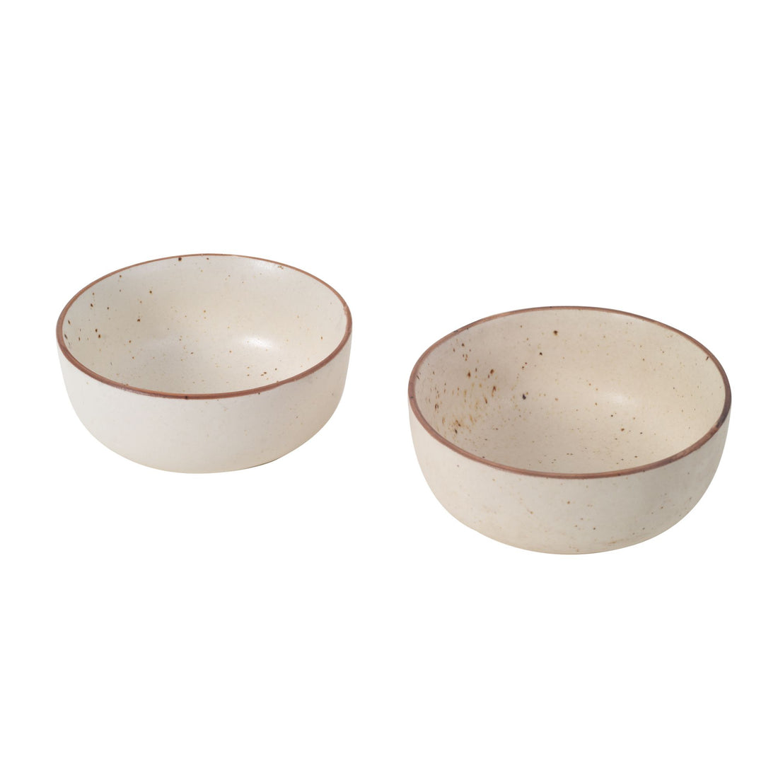 Elysian White Serving Bowls Set of 2 (7x7x3)