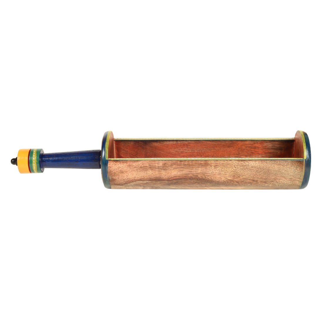 Midnight Blue Snacks Server in Tubular Shape