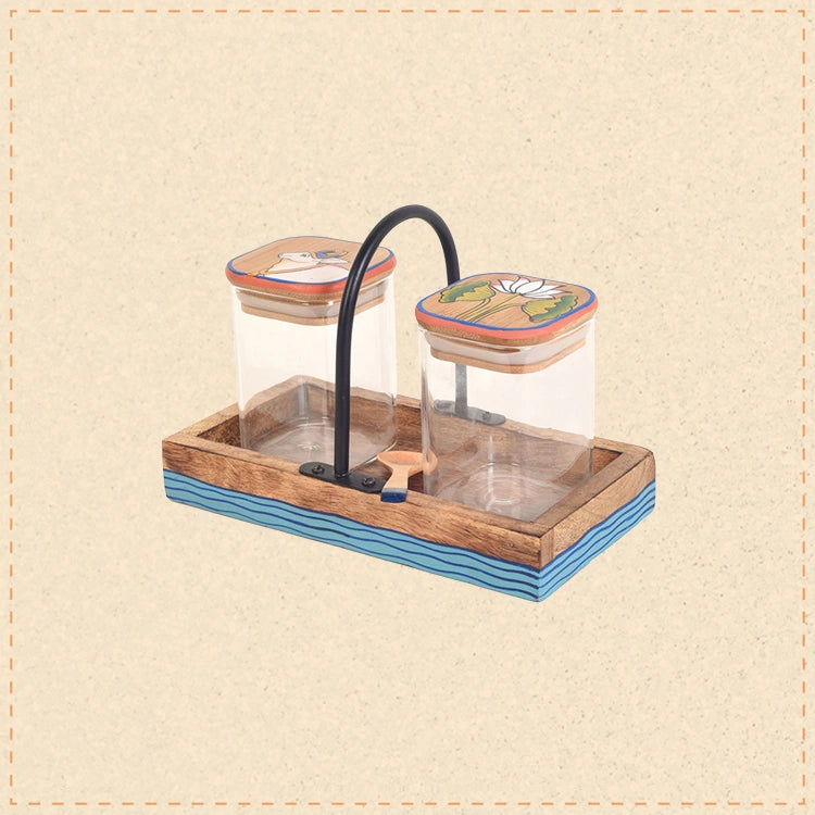 Pichhwai Iteeha Nuts Storage Jars S02