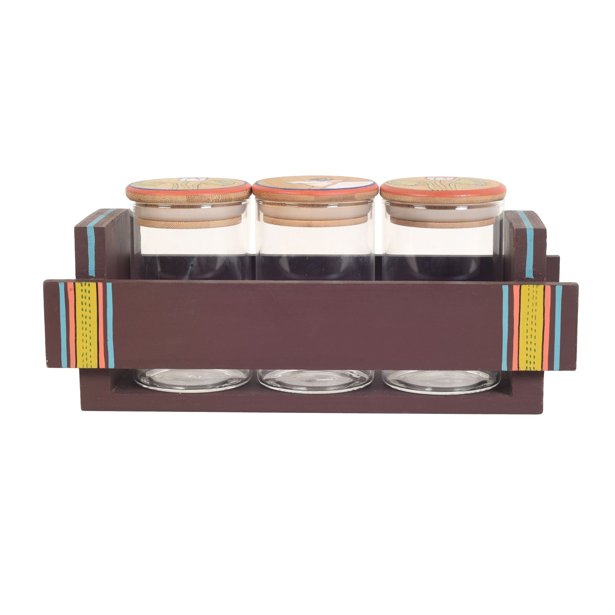 Pichhwai Storage Containers for Nuts and Seeds S03