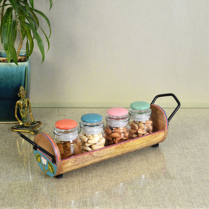 Pichhwai Leela Yankee Storage Jars S04