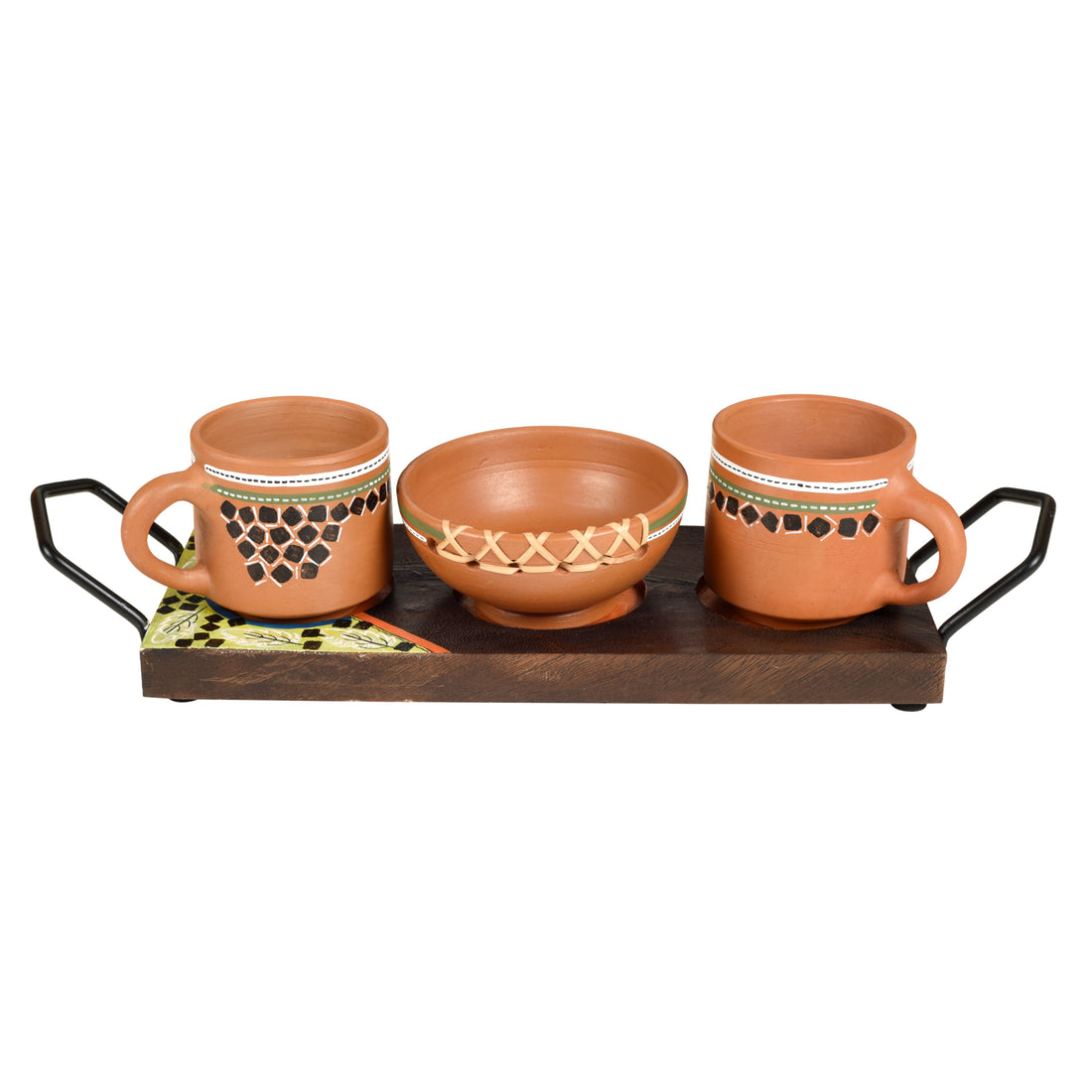 Knosh Breakfast Set in a Stylish Tray (Set of 3)