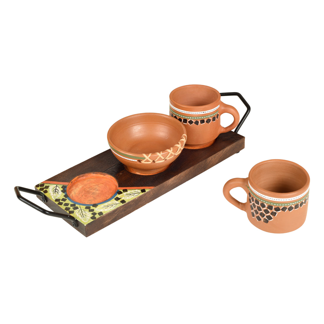 Knosh Breakfast Set in a Stylish Tray (Set of 3)