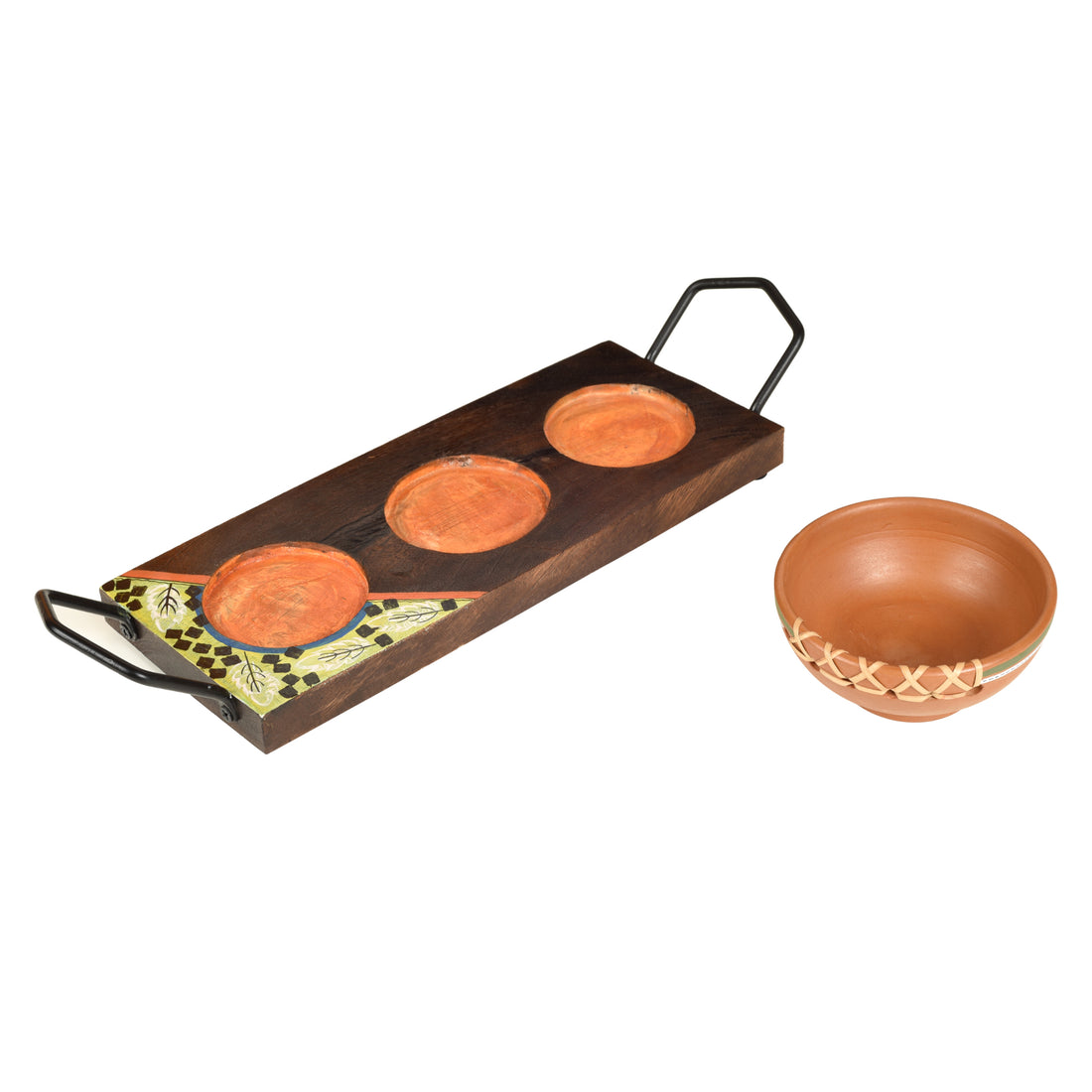 Knosh Breakfast Set in a Stylish Tray (Set of 3)