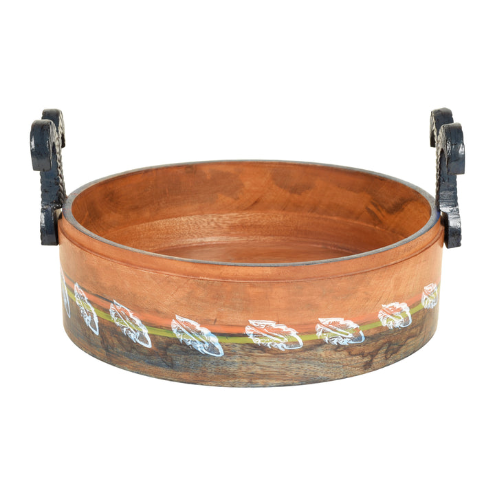 Autumn Leaf Multi-Purpose Stand in Round Shape