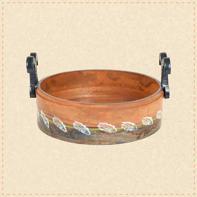 Autumn Leaf Multi-Purpose Stand in Round Shape
