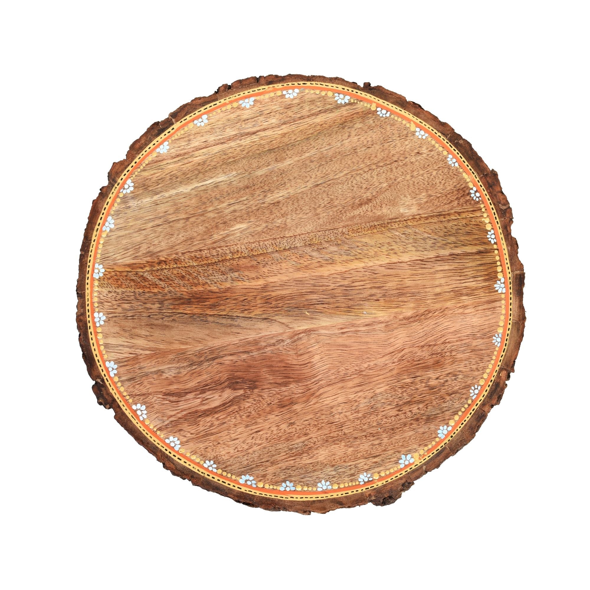 Rustic Wooden Cake Stand, Natural Log Slice Platter for Serving, Decor and Gifting