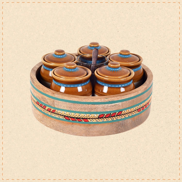 Dadi ma ke achaar SET OF 5 (9x9x4.6)