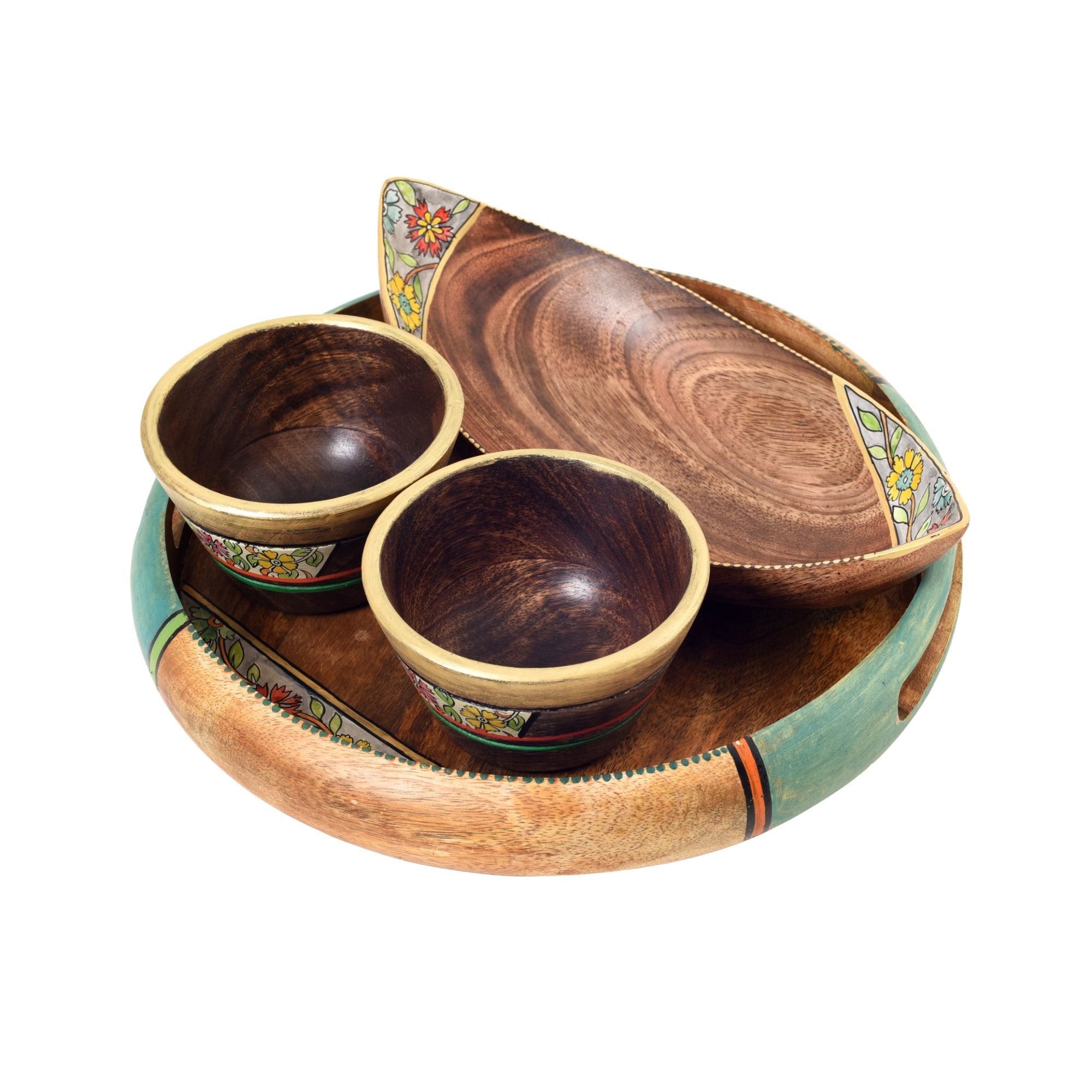 Timeless Wood Serving & Snacking Set