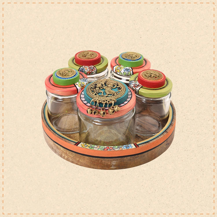 Essentials Round Tray & Jar Set