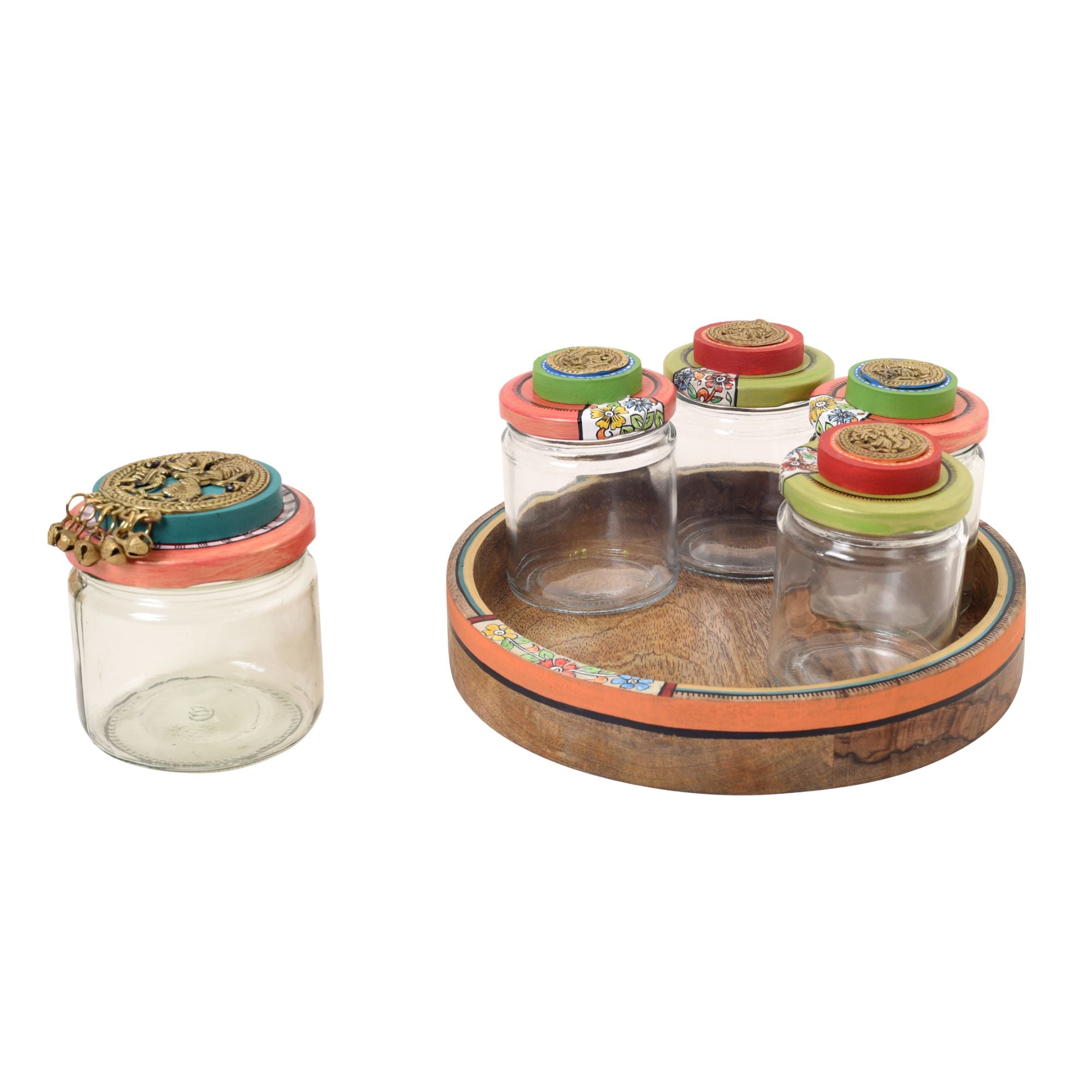 Essentials Round Tray & Jar Set