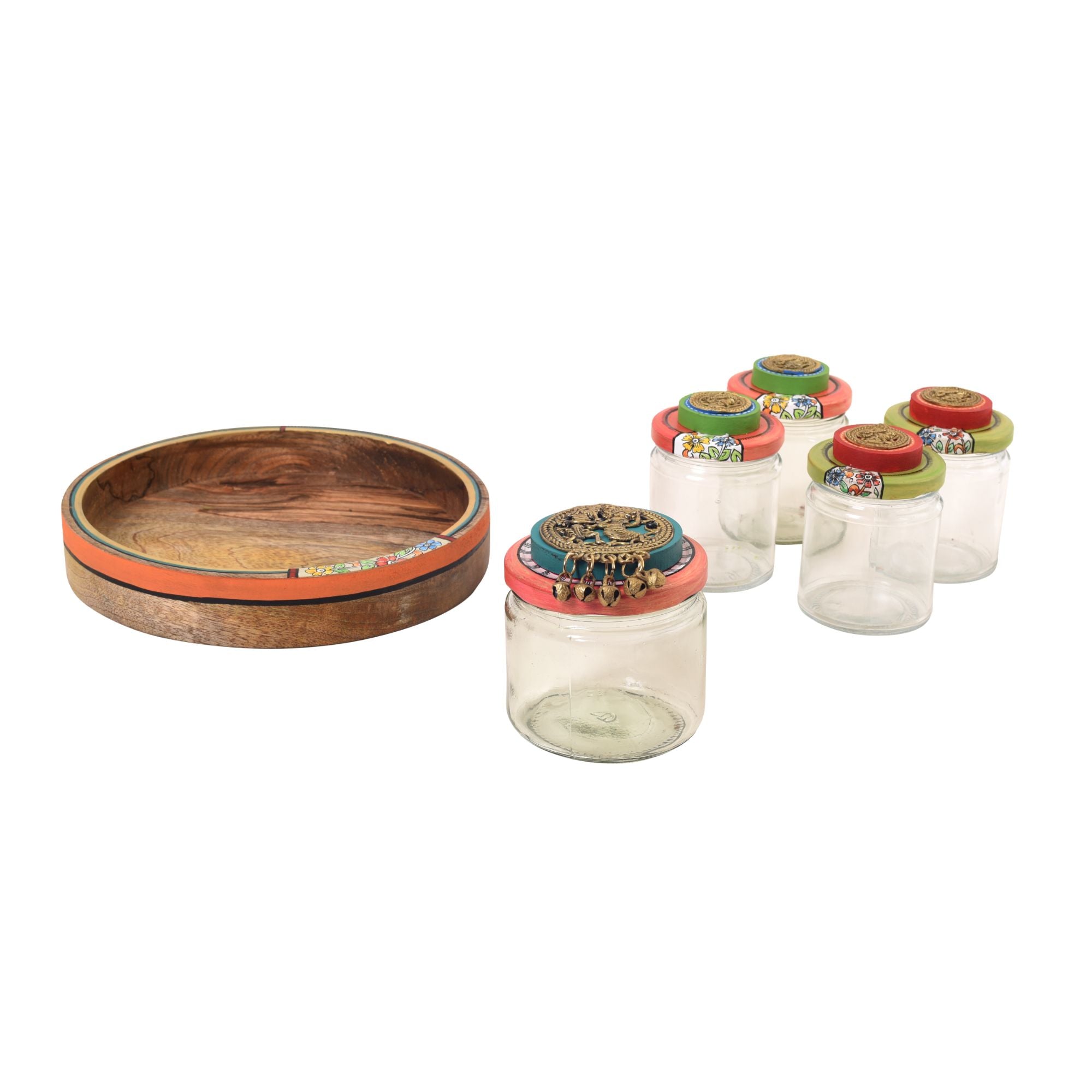 Essentials Round Tray & Jar Set