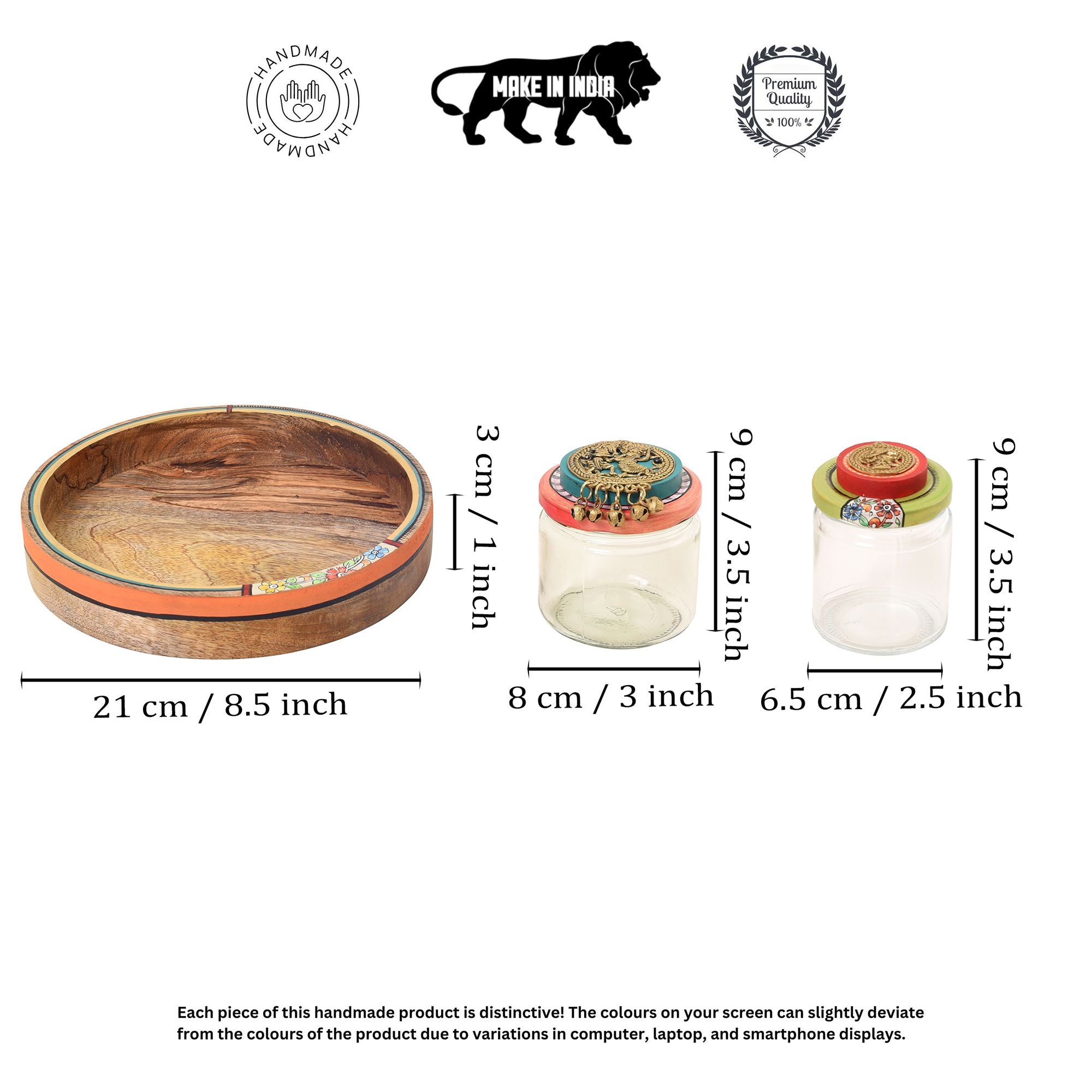 Essentials Round Tray & Jar Set