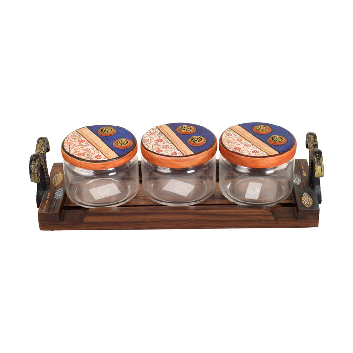 Flavors Of Home Kit S03 Jars W/Tray