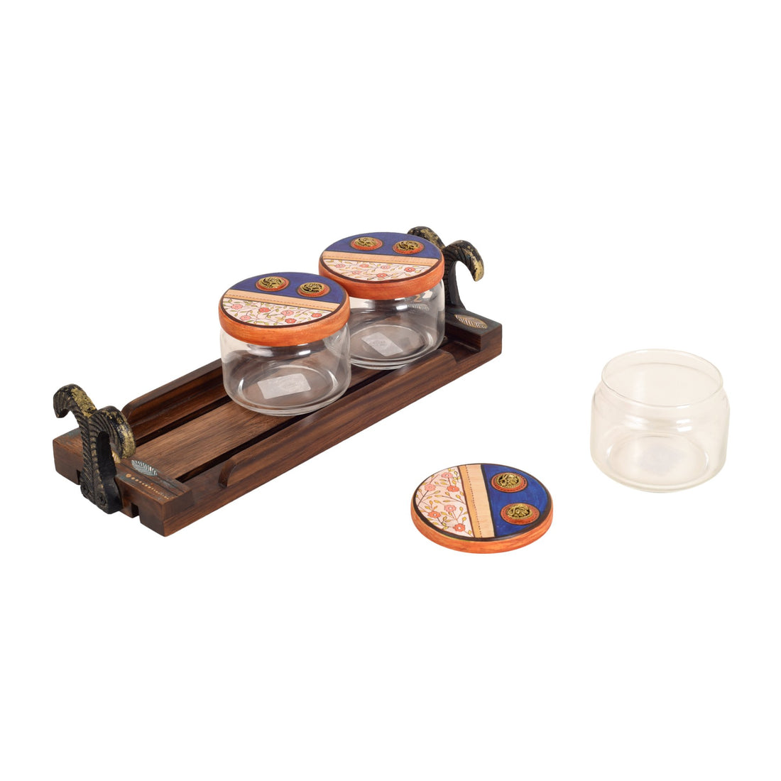 Flavors Of Home Kit S03 Jars W/Tray