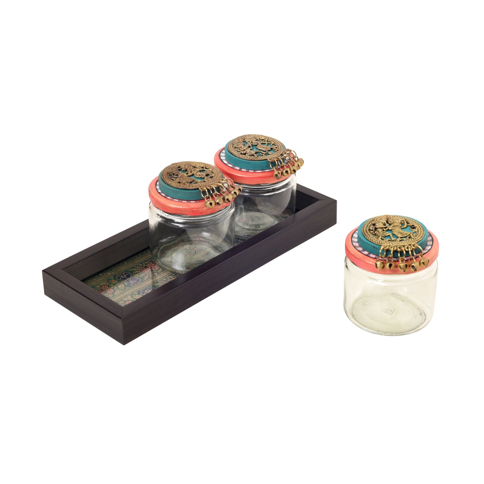 Trio Elegance Tray & Jar Set