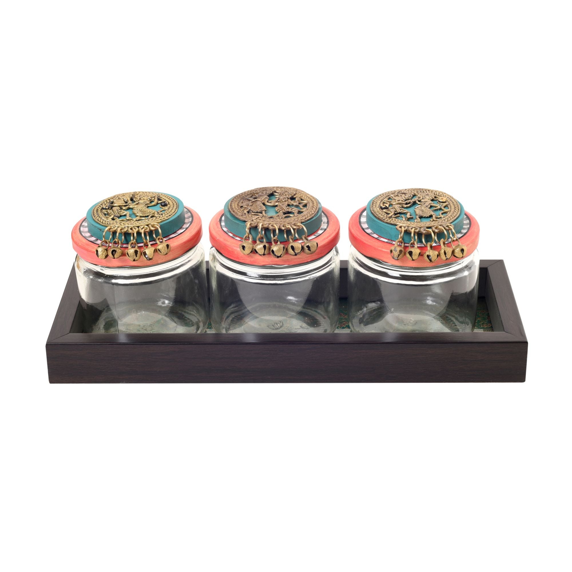 Trio Elegance Tray & Jar Set