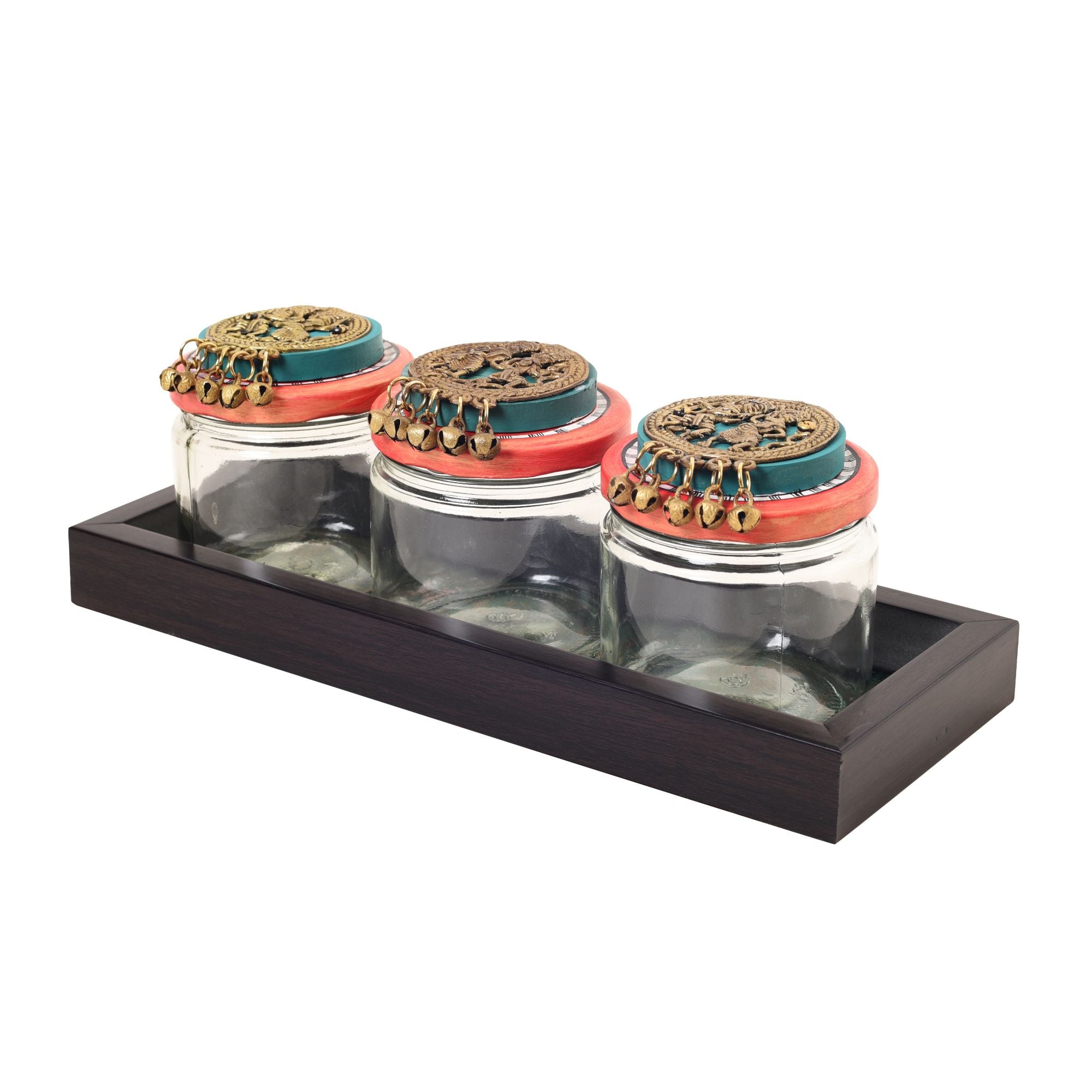 Trio Elegance Tray & Jar Set