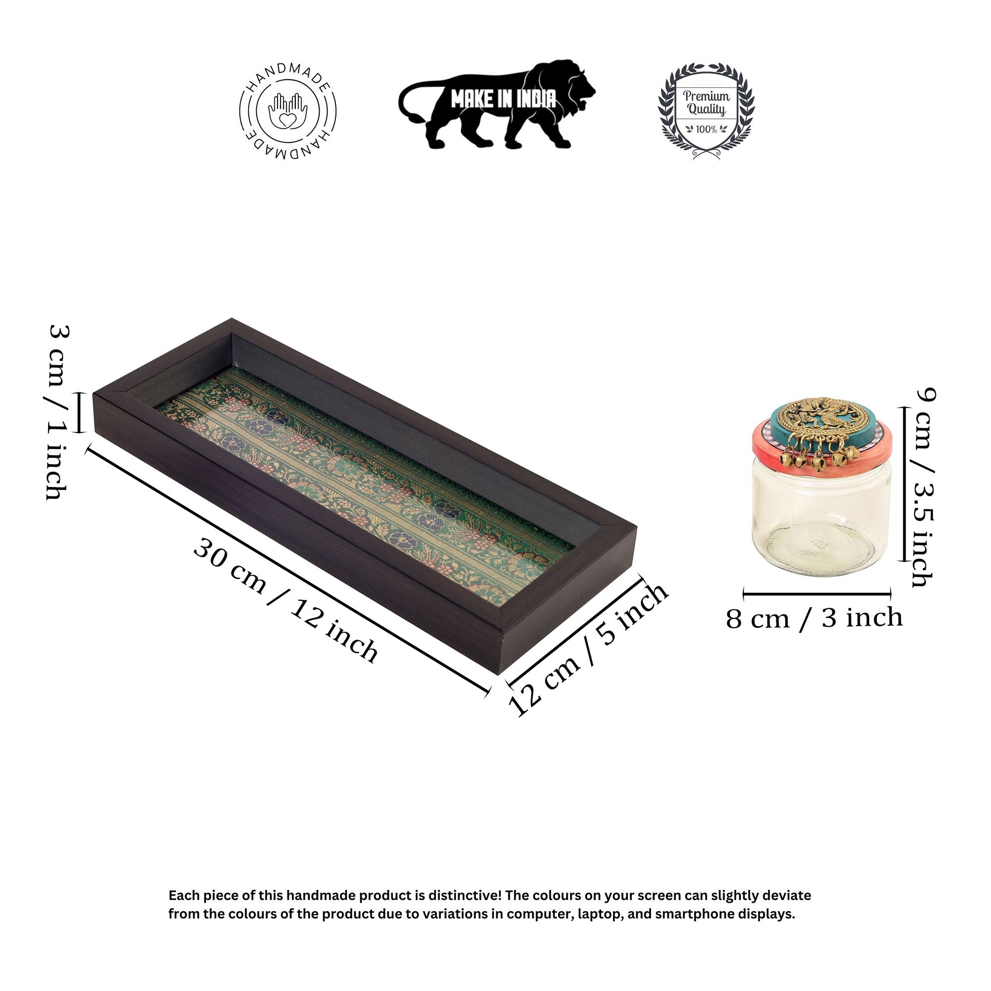 Trio Elegance Tray & Jar Set