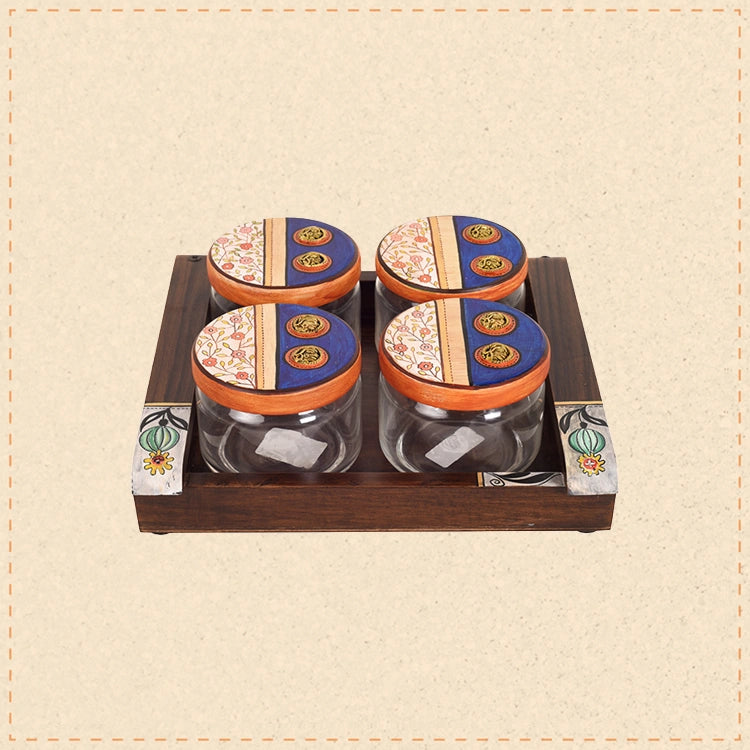 Artisan Munch Tray S04 Jars W/Tray