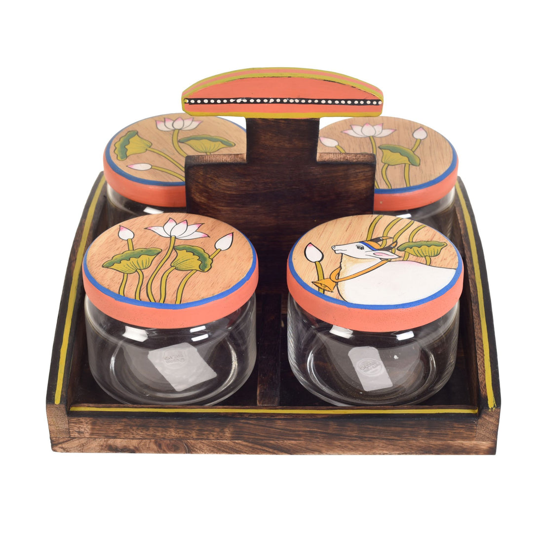 Pichhwai Leela Snacks Sotrage Jars S04