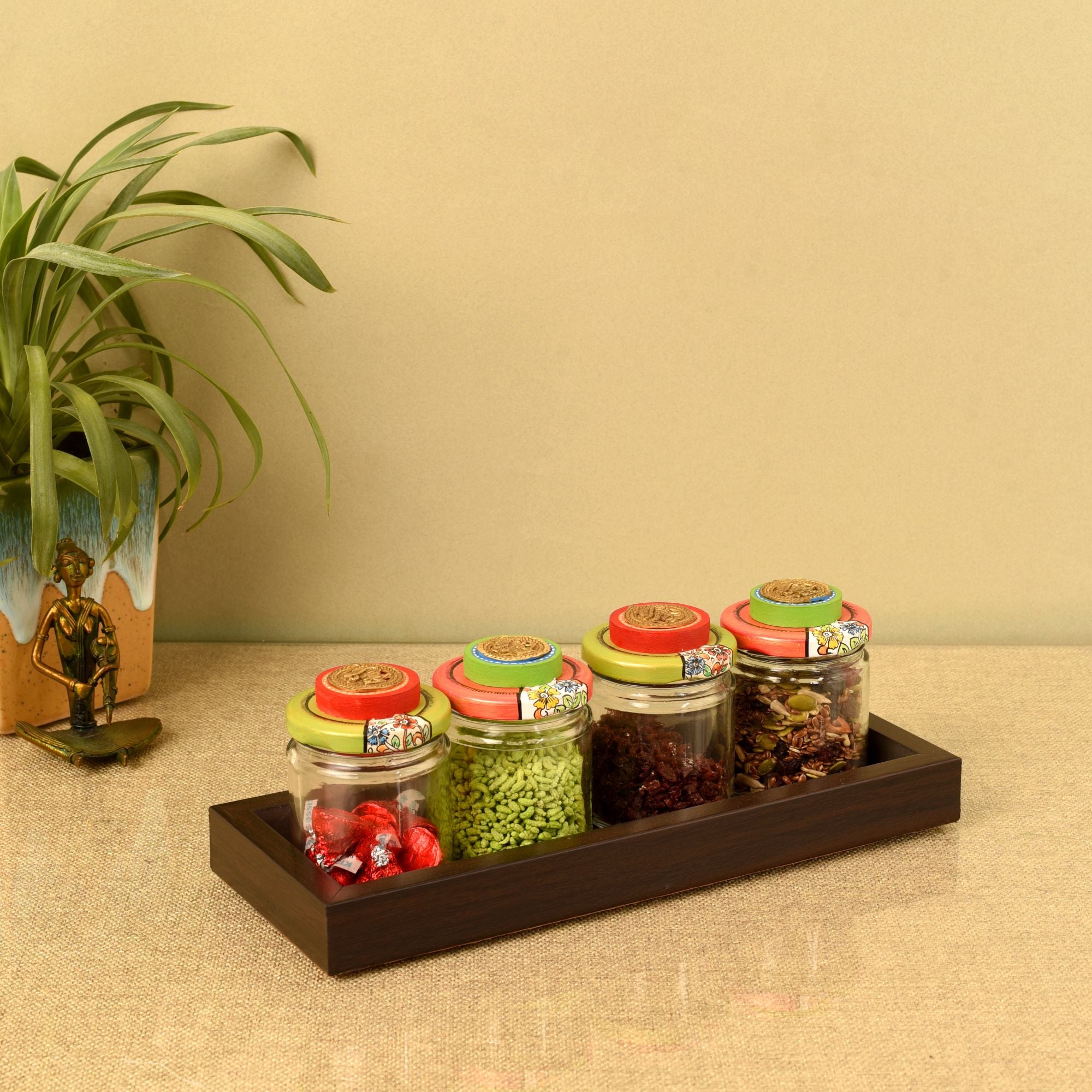 Elegant Rectangle Tray & Jar Collection