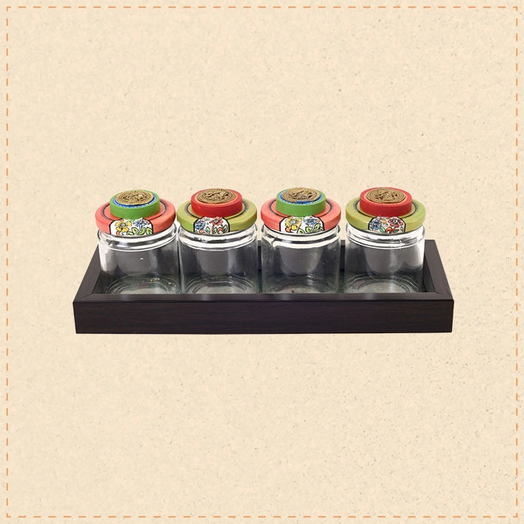 Elegant Rectangle Tray & Jar Collection