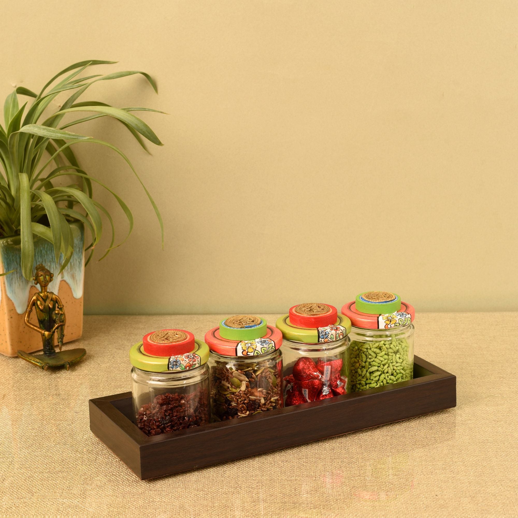 Elegant Rectangle Tray & Jar Collection