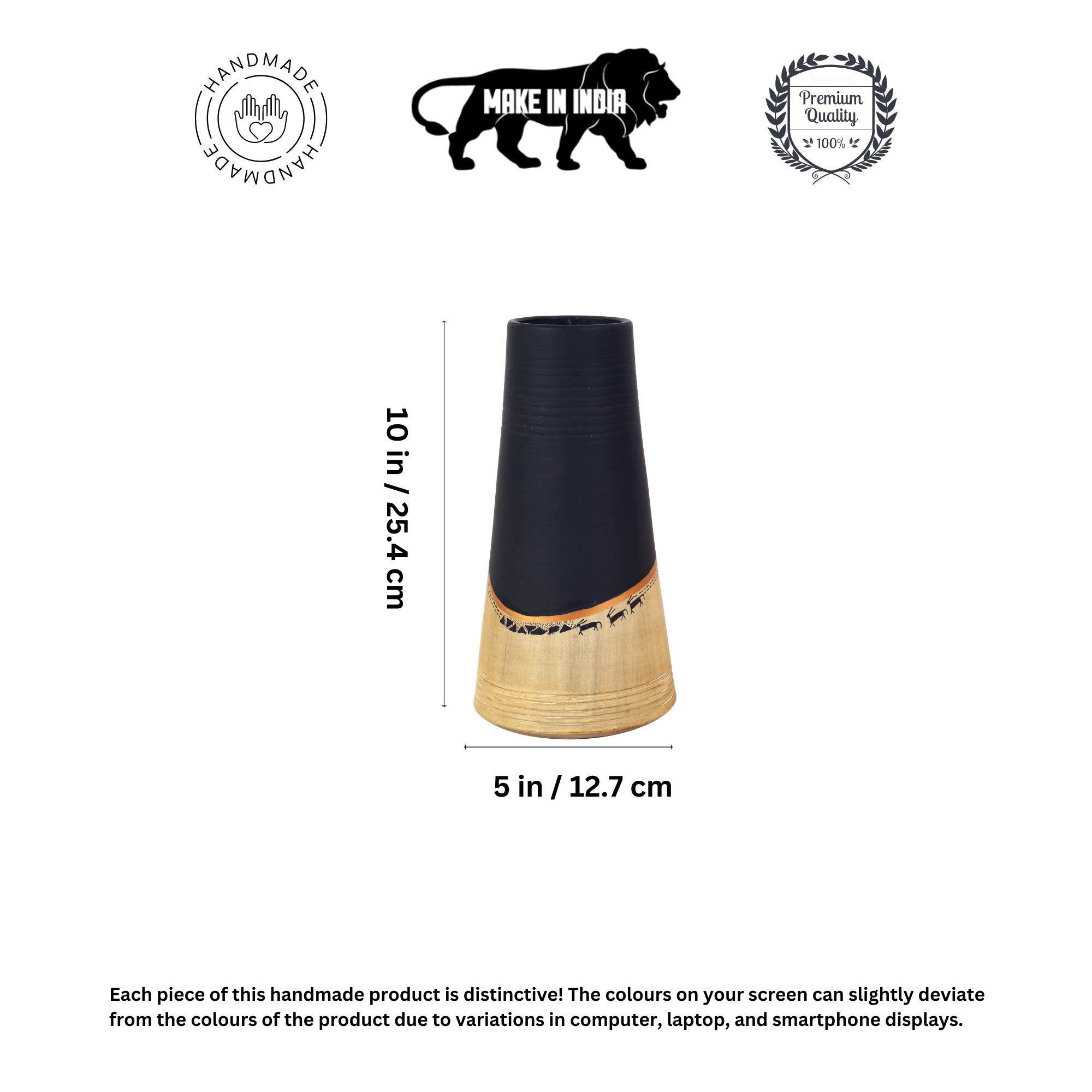 Midnight's secret pyramid vase