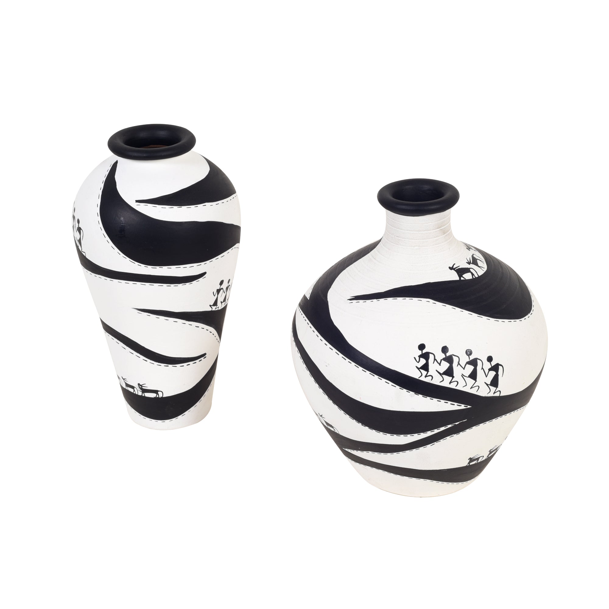 Warli Fusion Vase