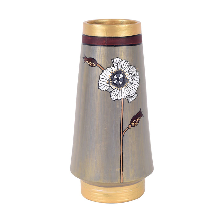 Golden Hour Terracotta Cone Vase (4.5x4.5x9)