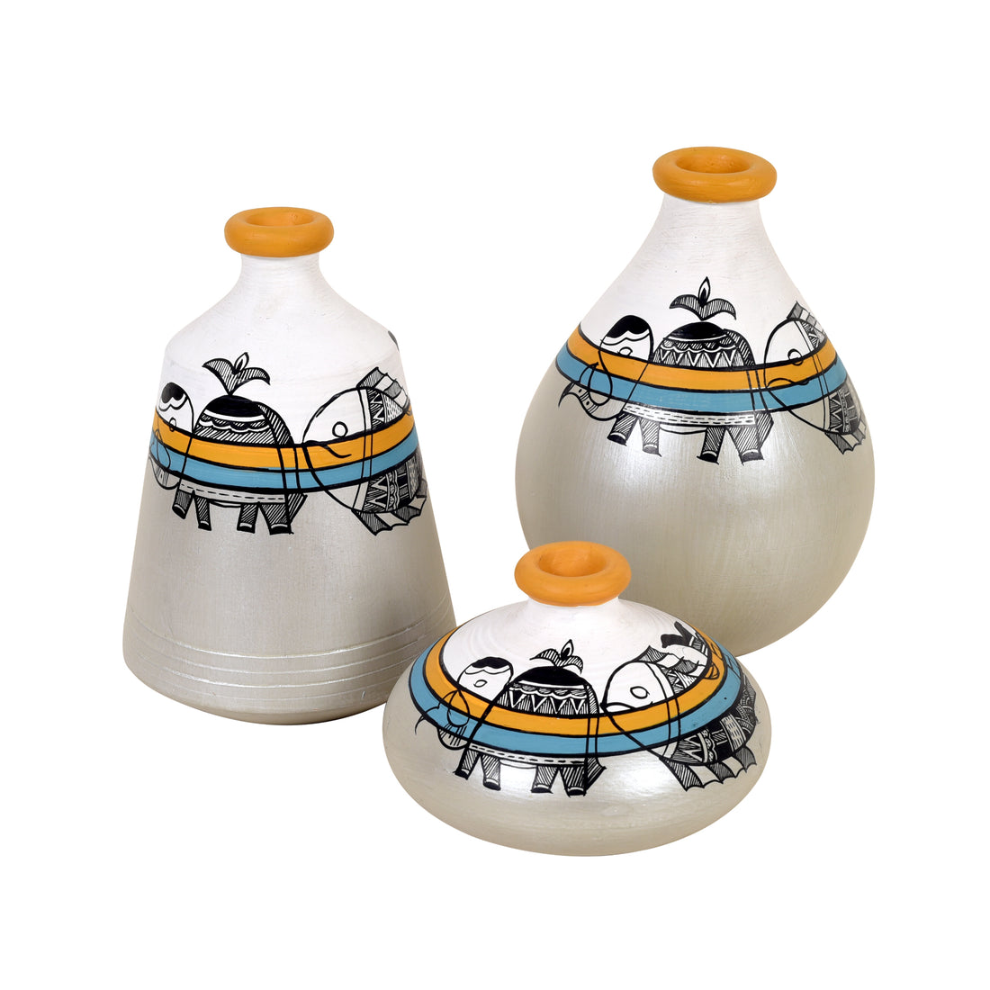Mystic Madhubani Vessel