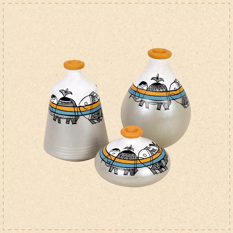 Mystic Madhubani Vessel