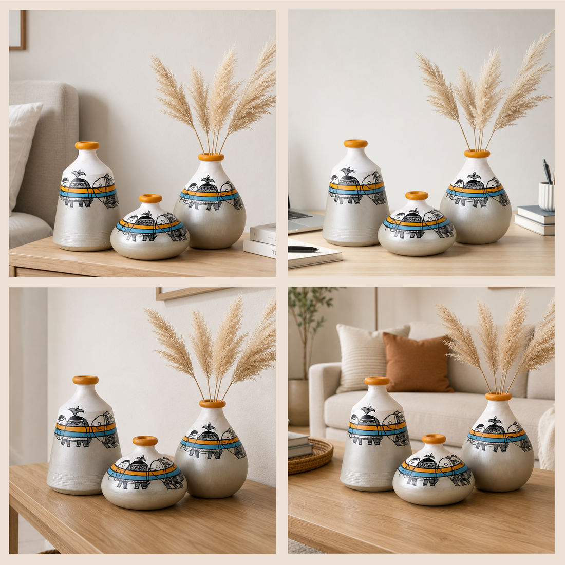 Mystic Madhubani Vessel