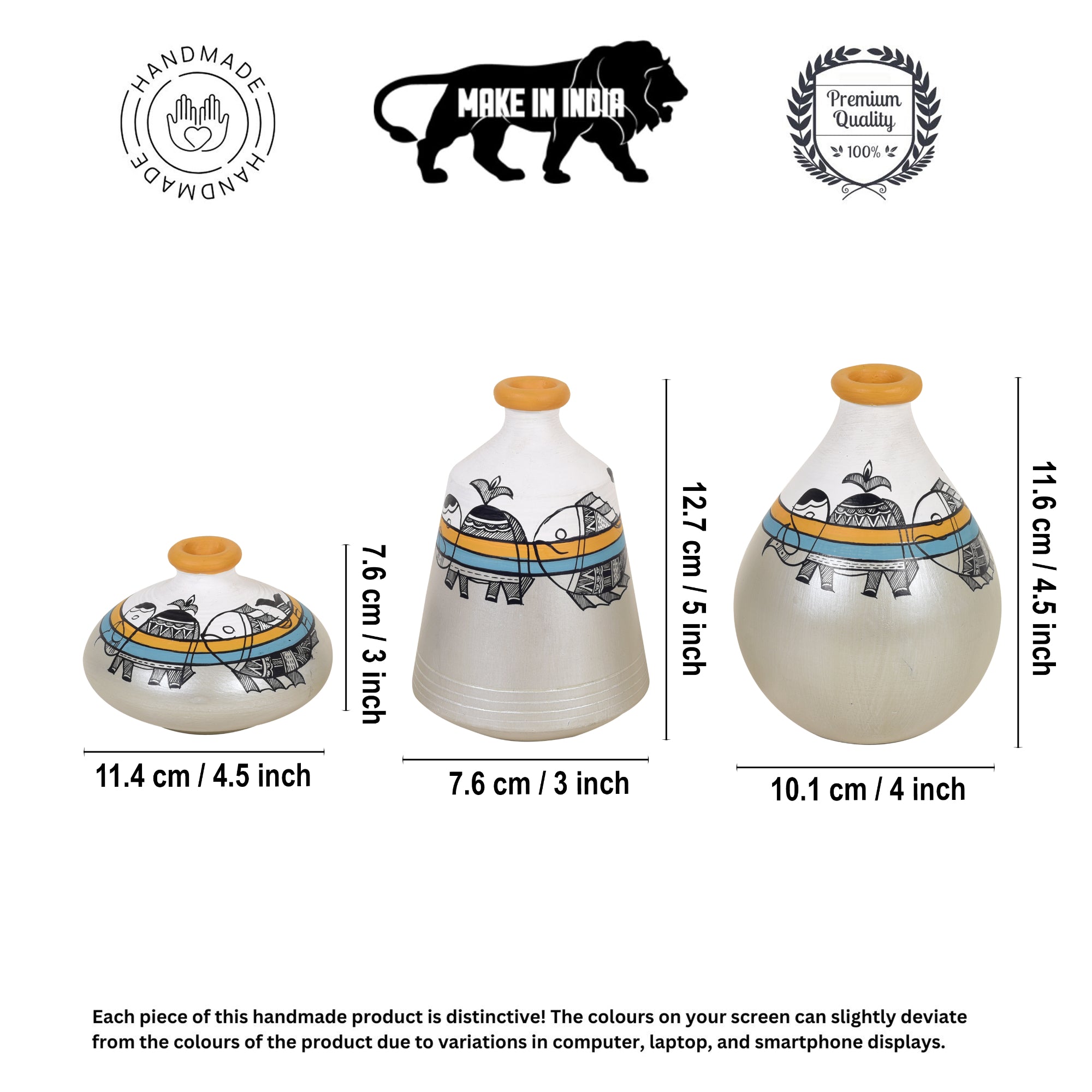 Mystic Madhubani Vessel