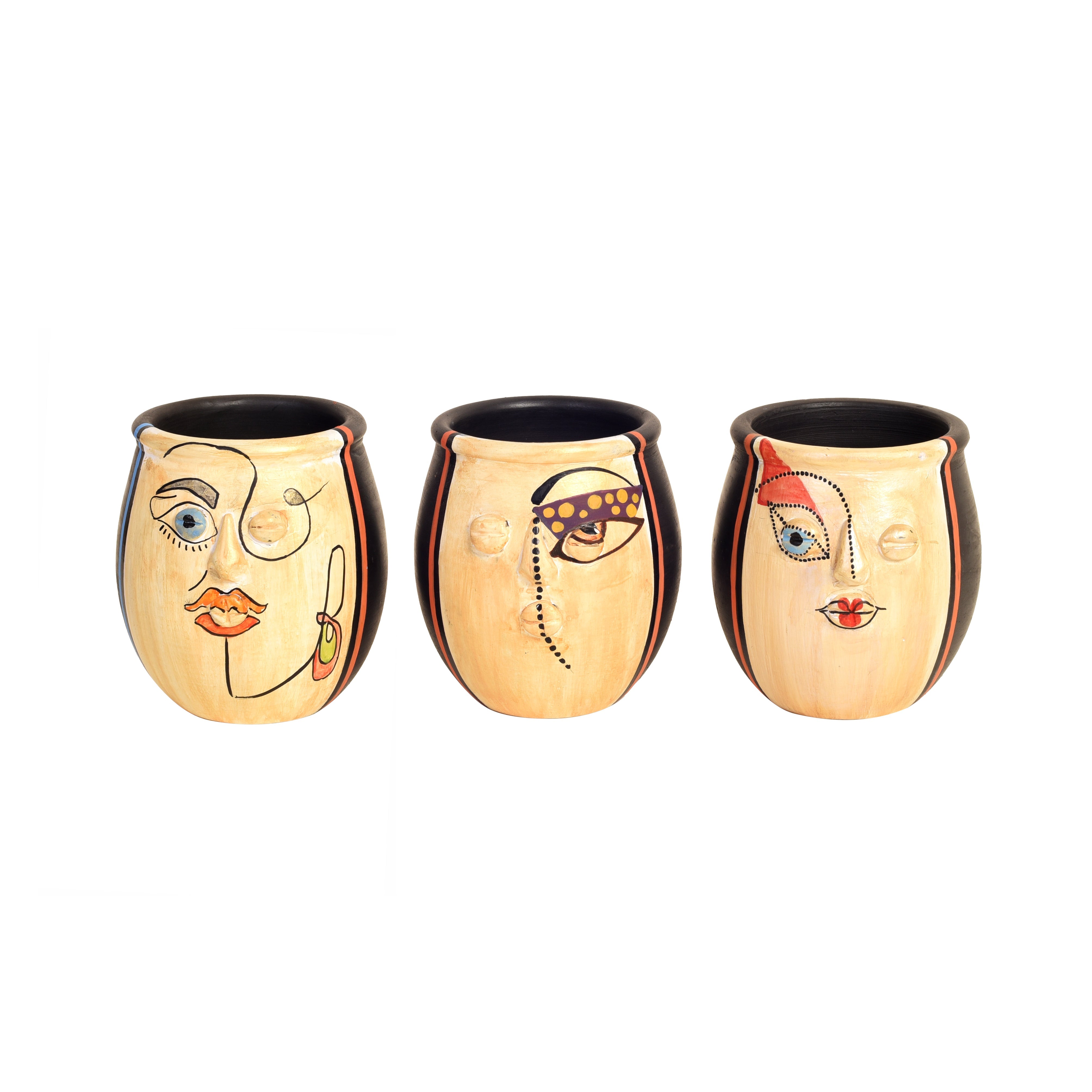 Pizo Pots- Hand painted- So3