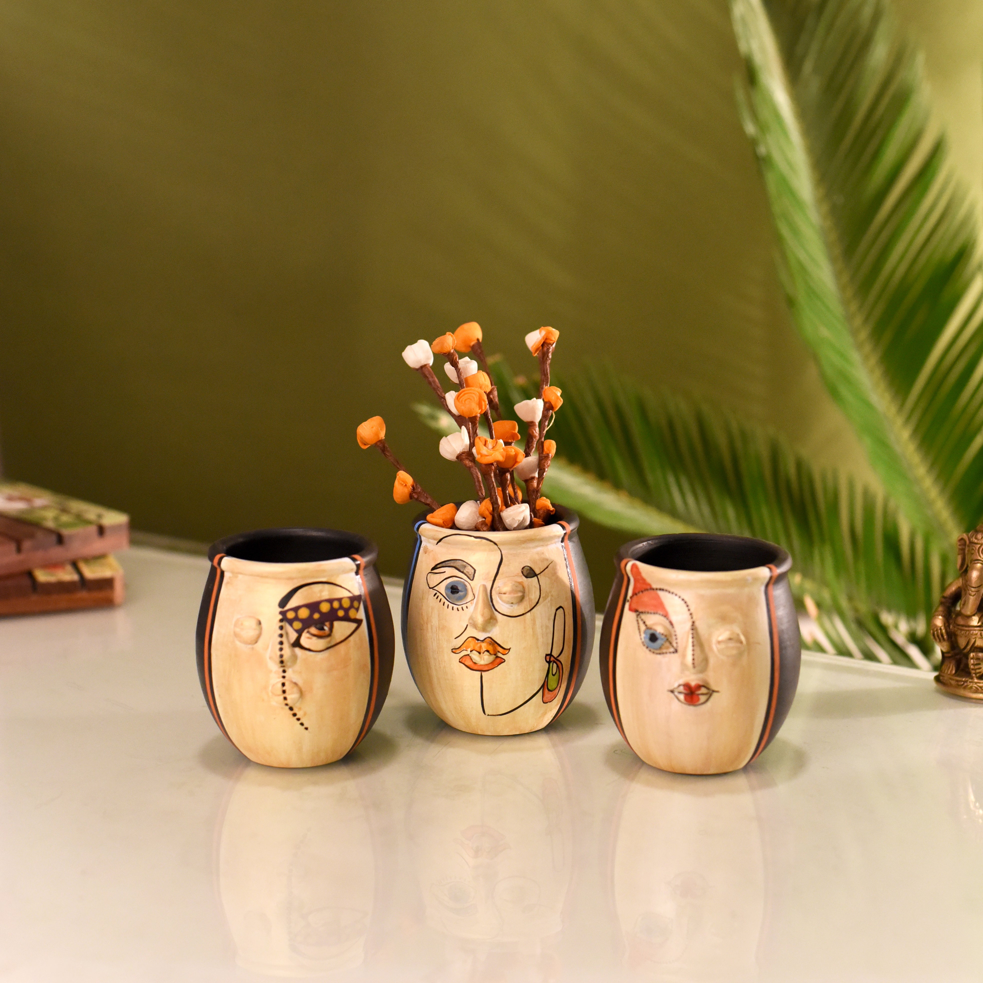 Pizo Pots- Hand painted- So3