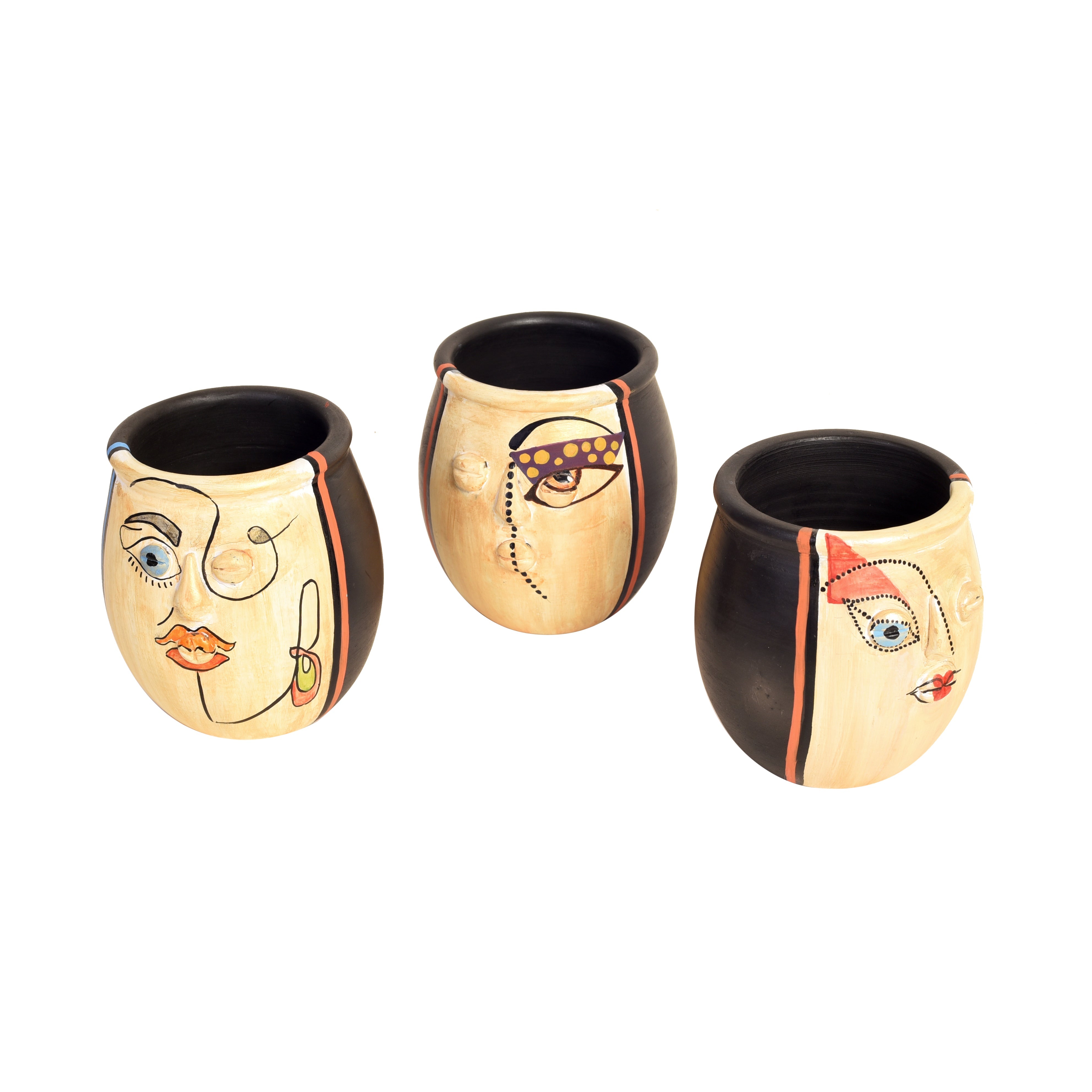 Pizo Pots- Hand painted- So3