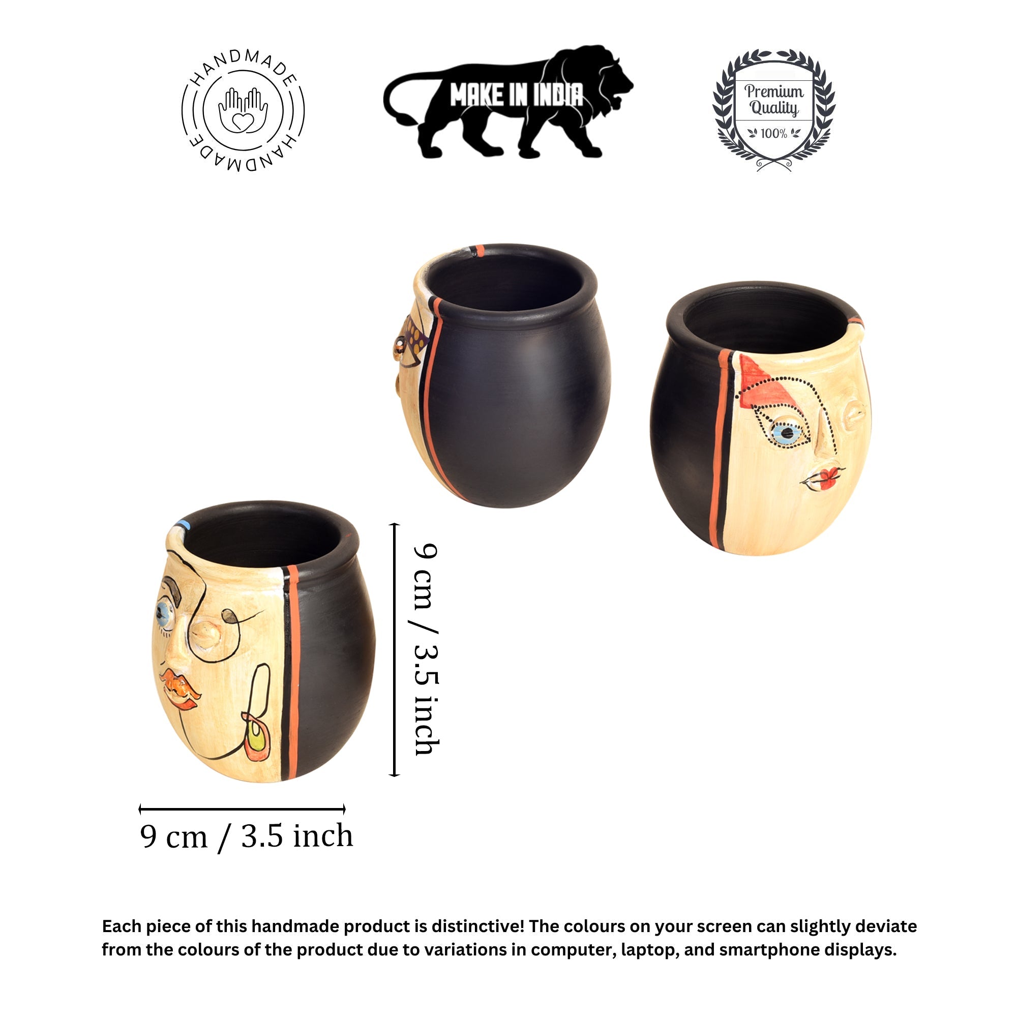 Pizo Pots- Hand painted- So3