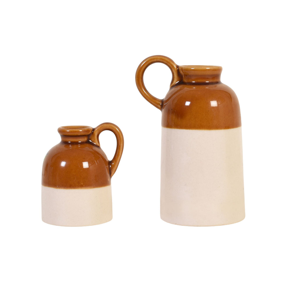 Chidiya Birds-on-Branch Ceramic Cachepot Duo