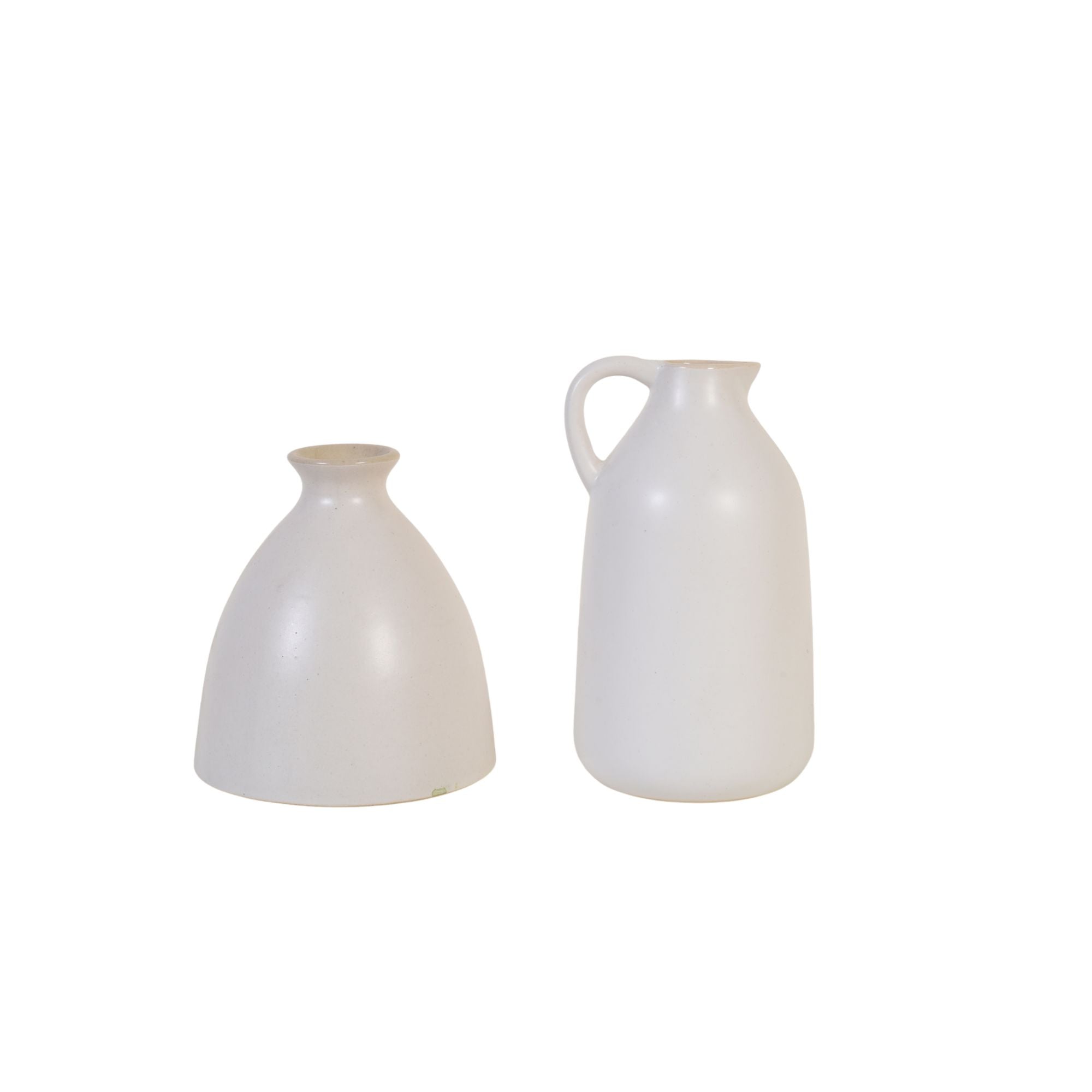 Gaja & Tota Elephant-and-Parrot Ceramic Cachepot Duo