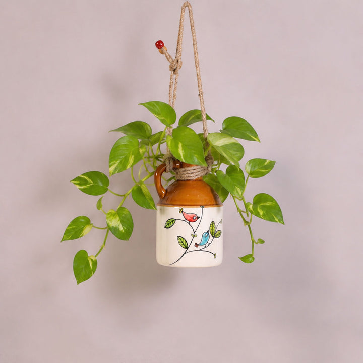 Chidiya Bird Hanging Ceramic Planter