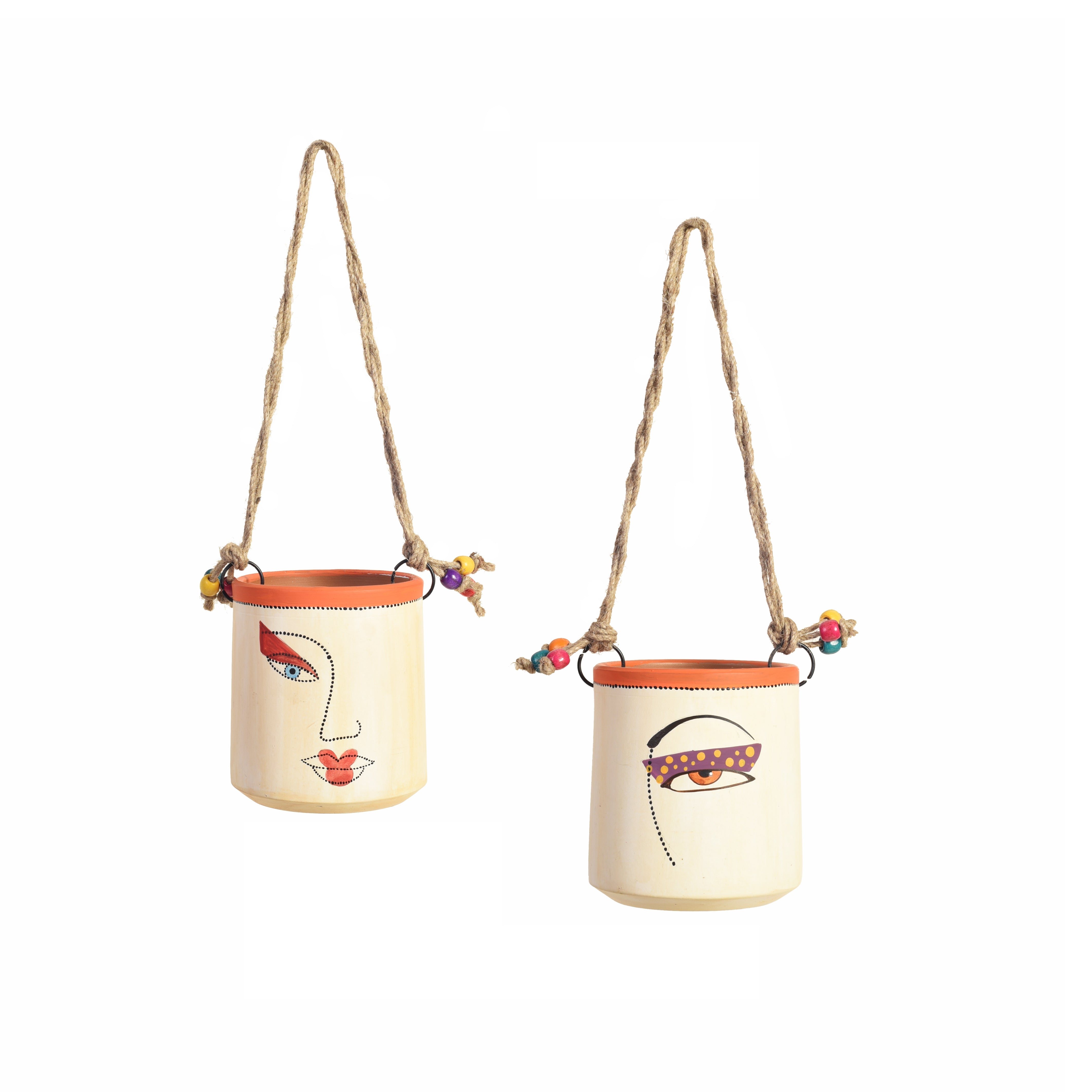 Liza Terracotta Handpainted Planters- So2