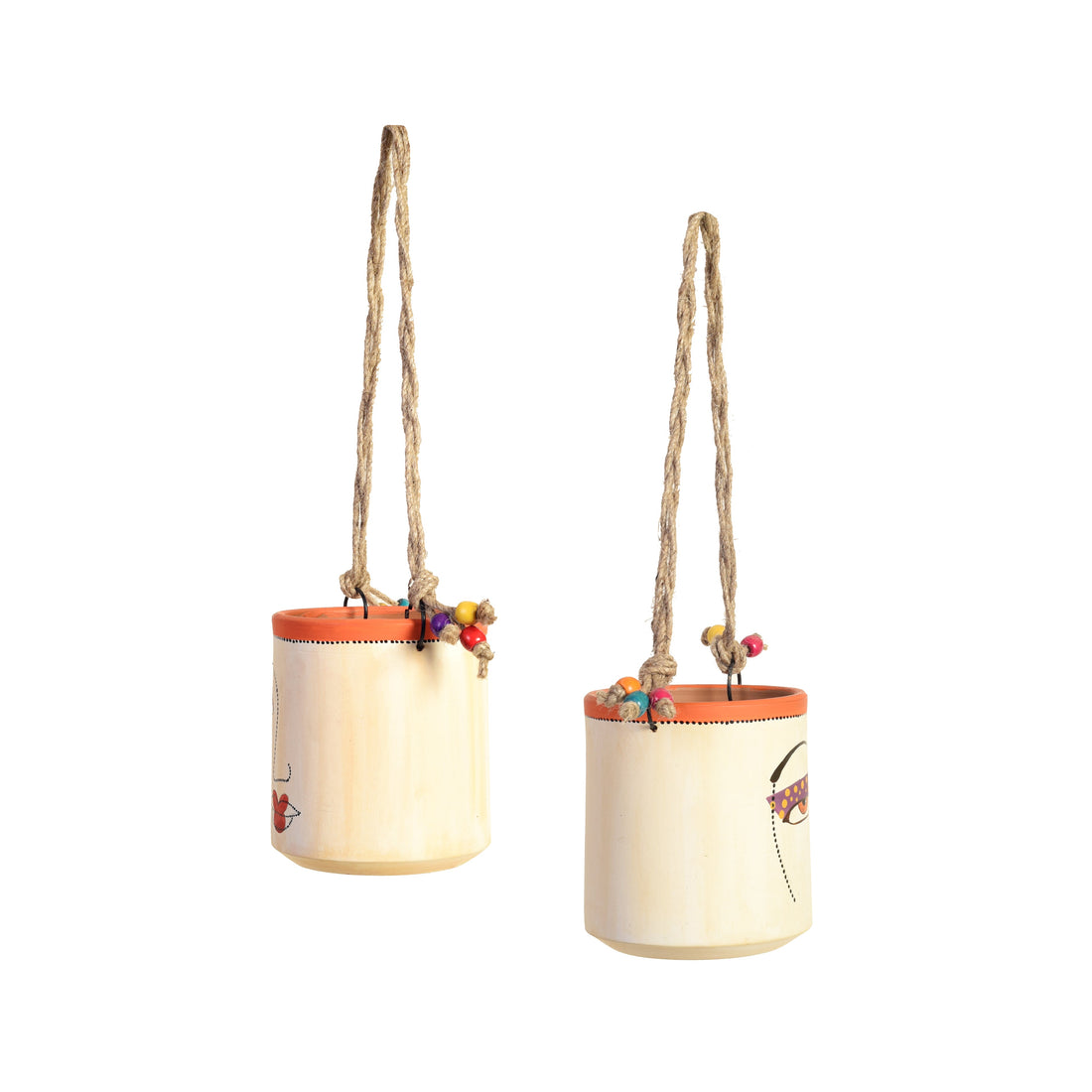 Liza Terracotta Handpainted Planters- So2
