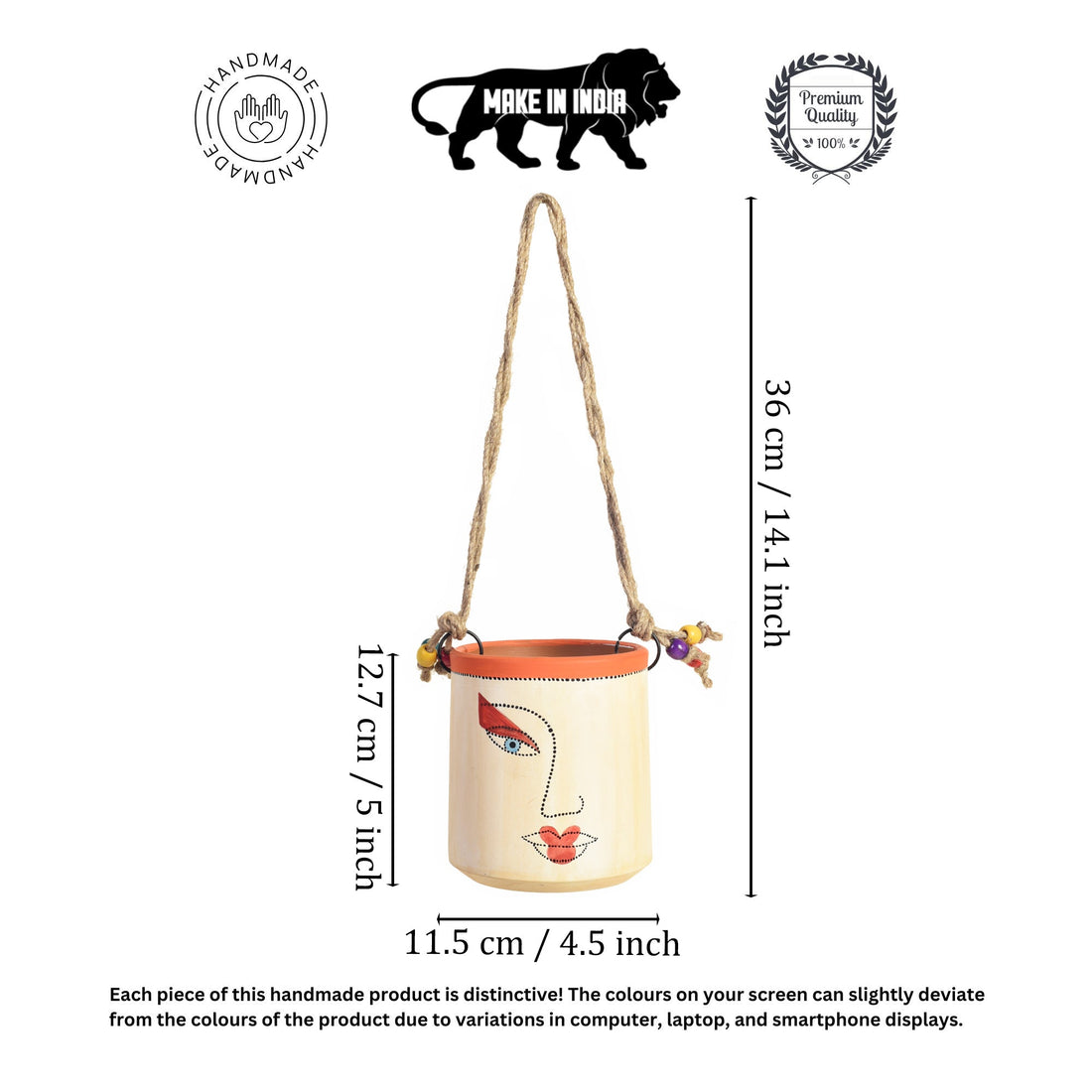Liza Terracotta Handpainted Planters- So2