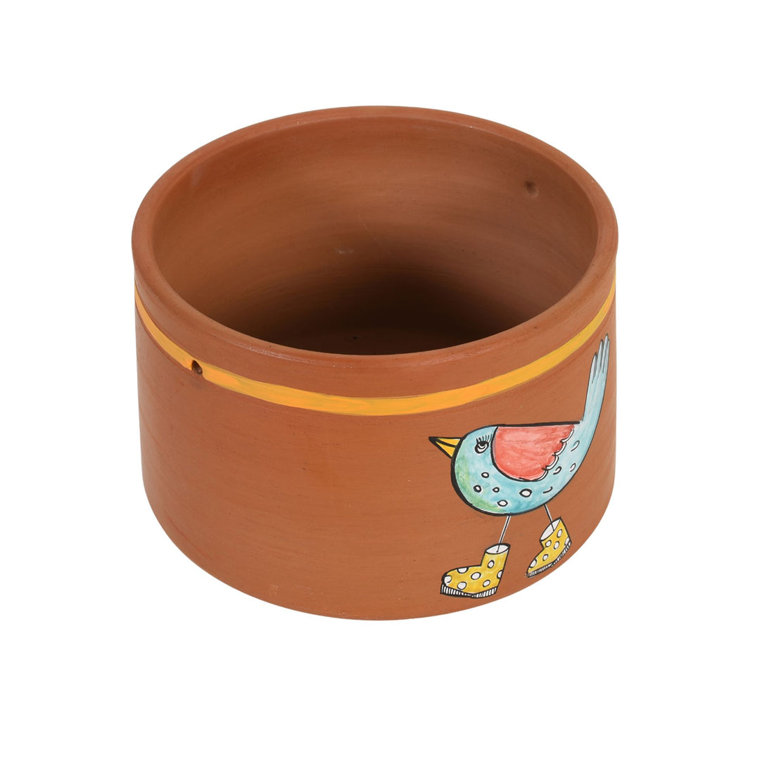 Chidiya & Chicks Terracotta Cachepot