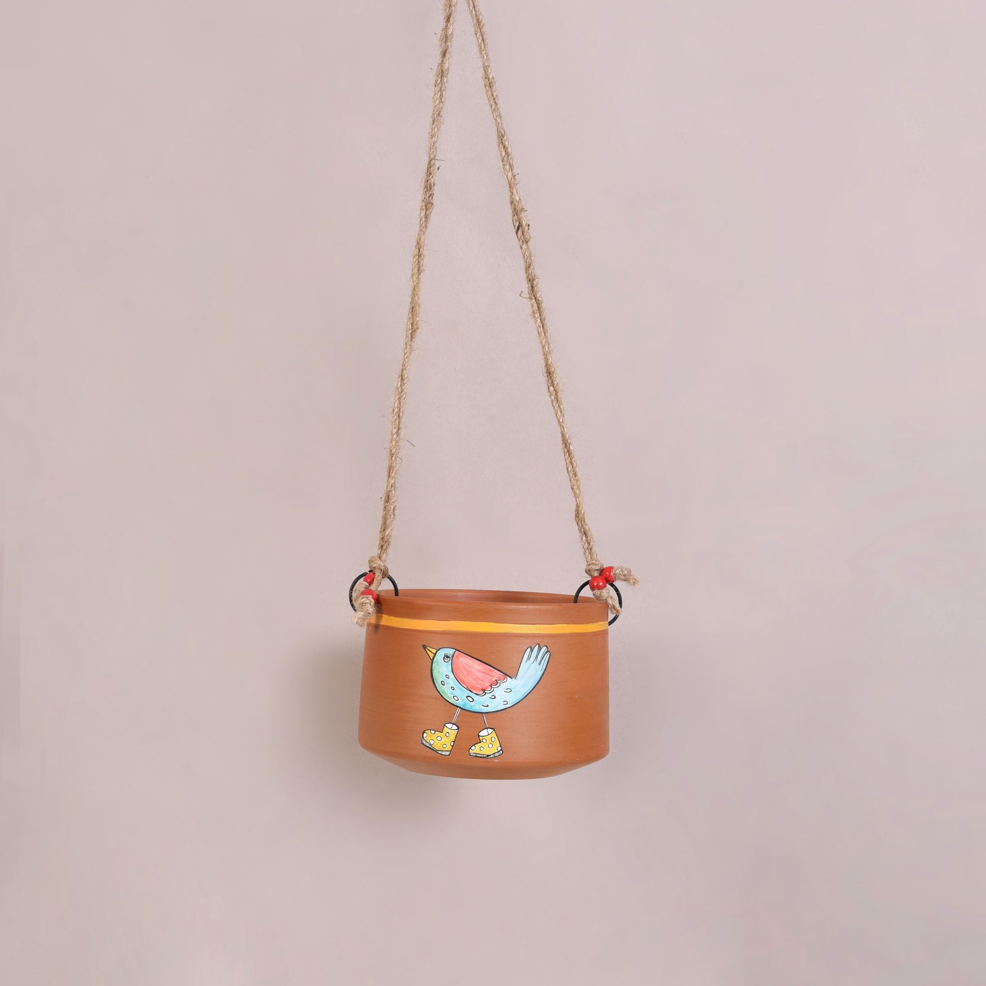 Chidiya & Chicks Hanging Terracotta Planter