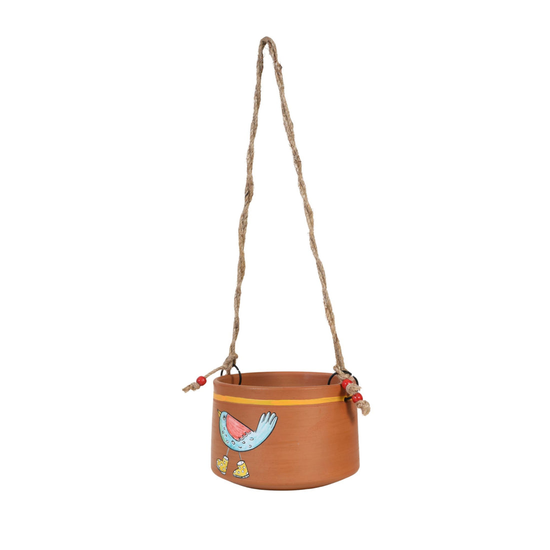 Chidiya & Chicks Hanging Terracotta Planter