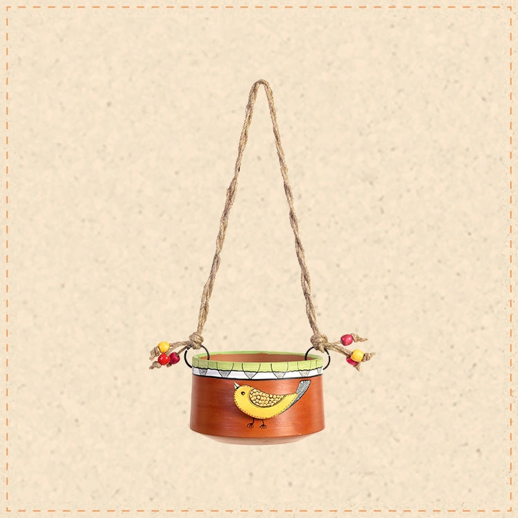 Misha Terracotta Handpainted Planter