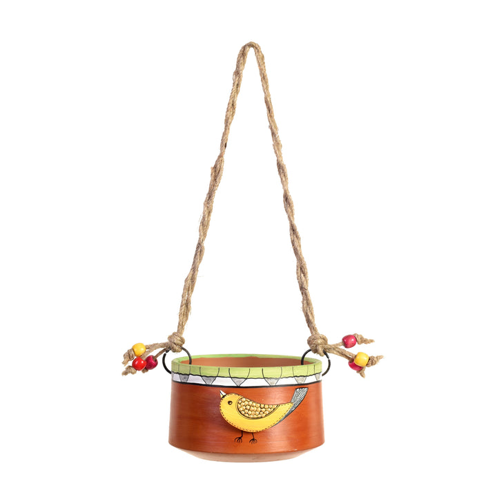 Misha Terracotta Handpainted Planter